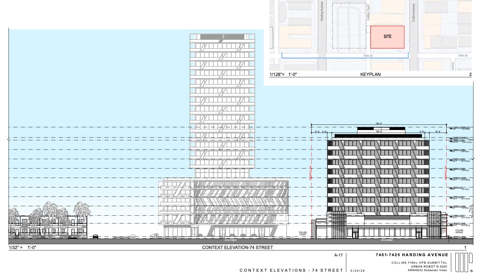 7410 Collins Avenue, an 11-Story Live Local Act Project, Approved in Miami Beach