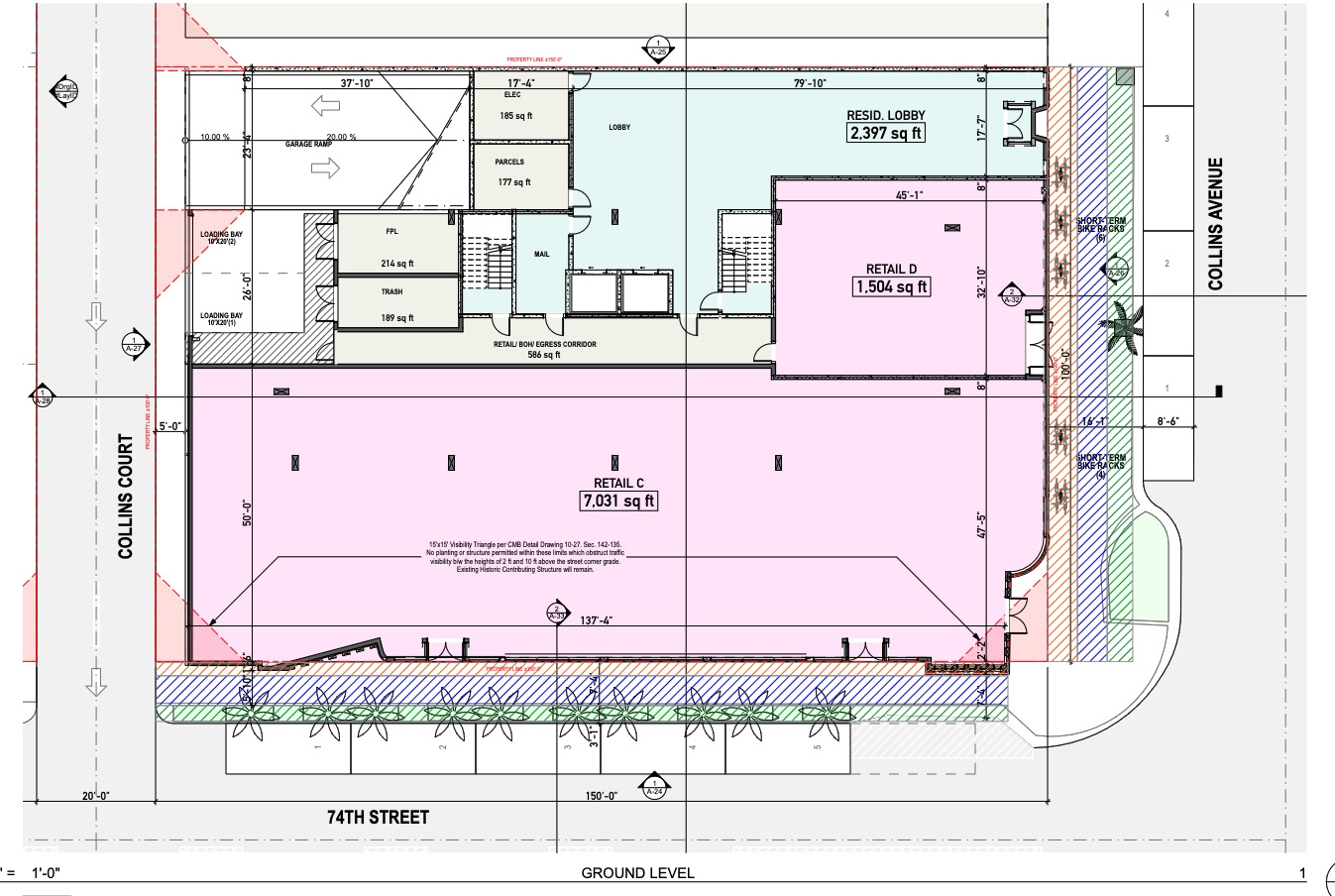 A site plan of the development, prepared by Urban Robot.