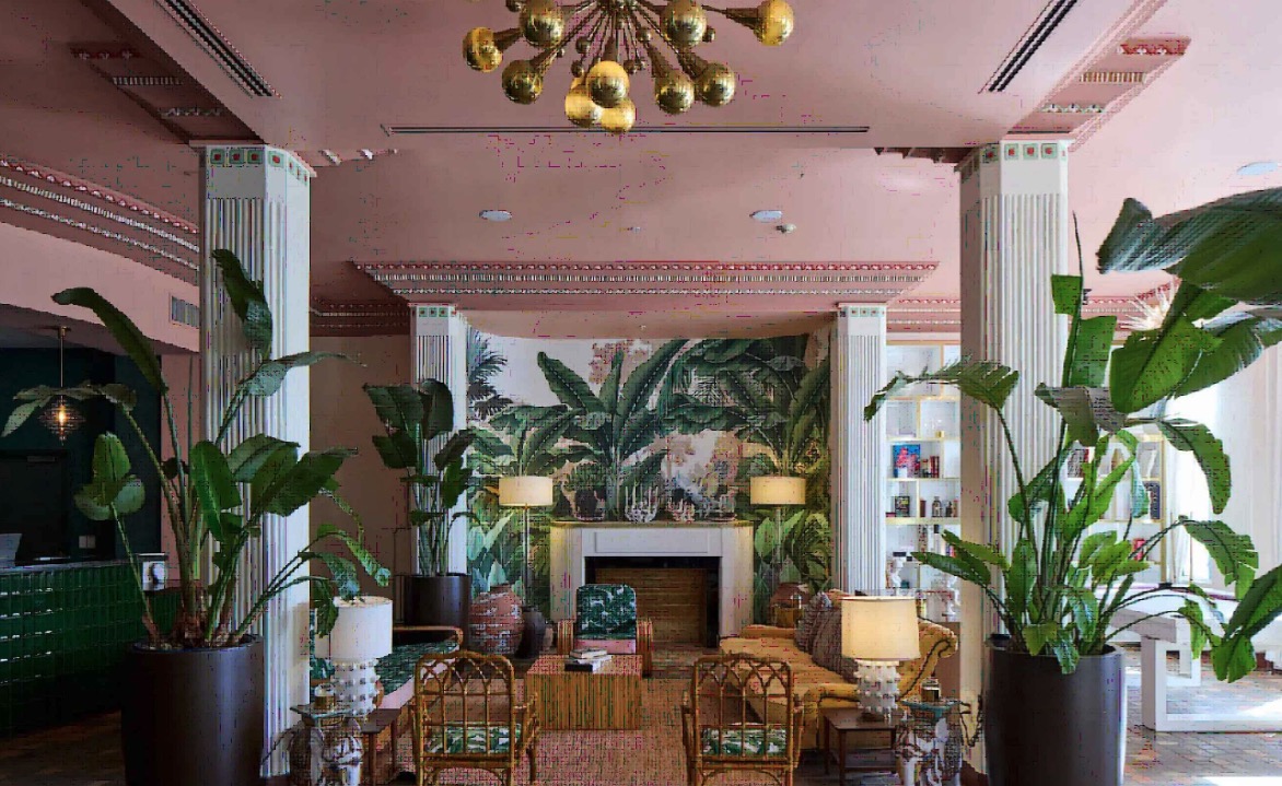 Inside the original lobby of The Savoy.