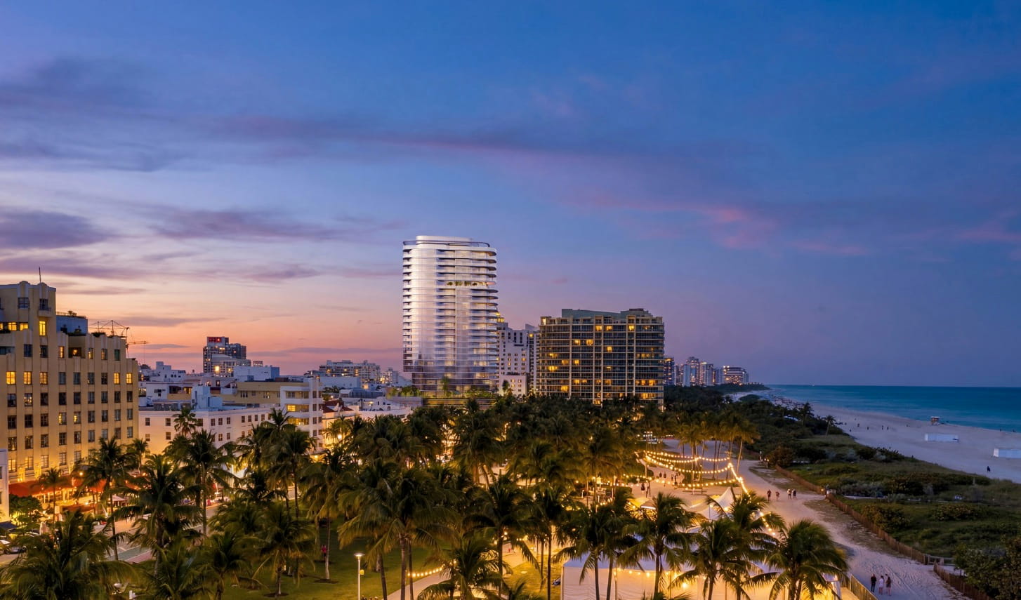 Developers Plan 25-Story Live Tower at 1501 Collins Avenue, While Sparing the Historic Bancroft Hotel