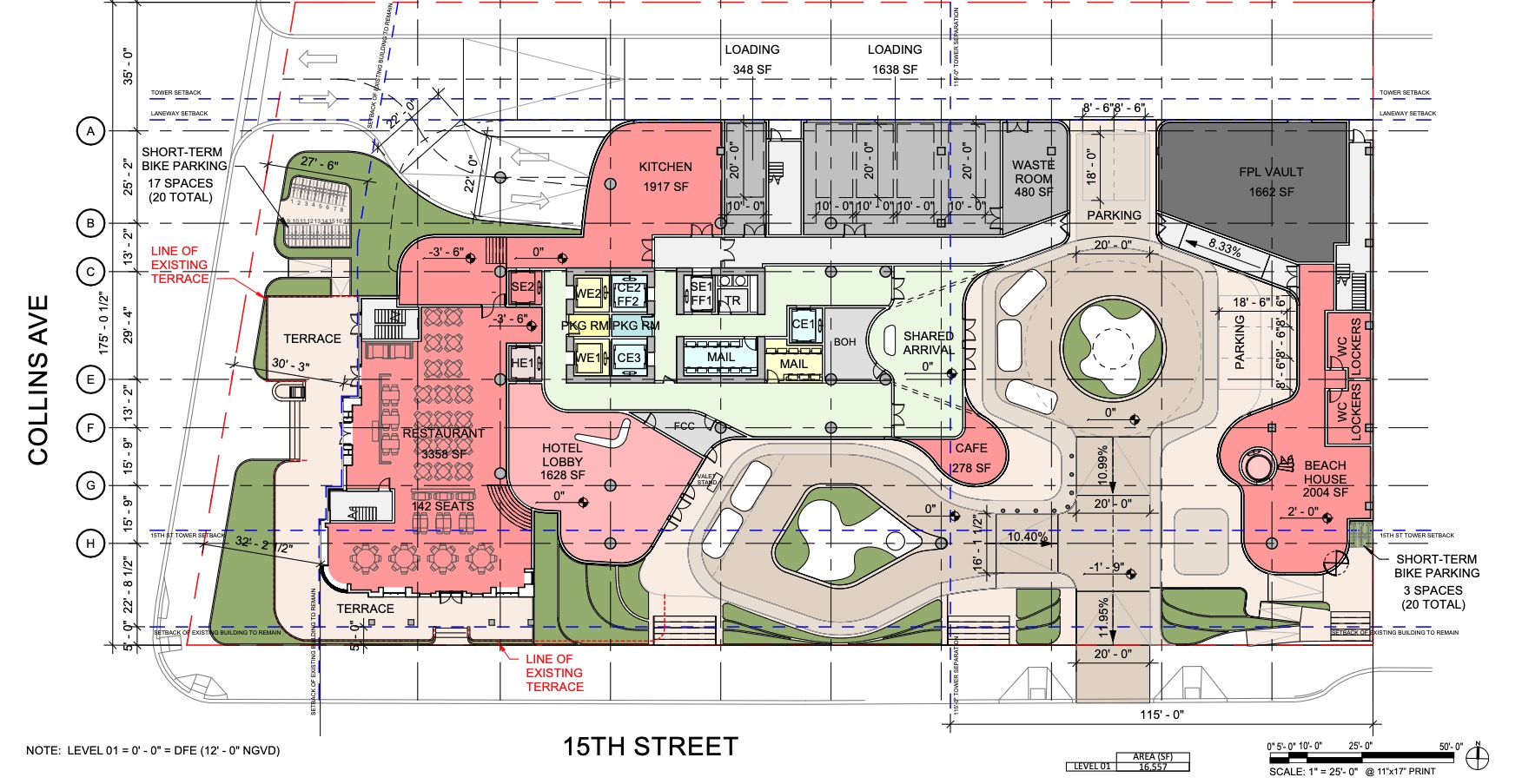 Site plan of the development. Click to expand.
