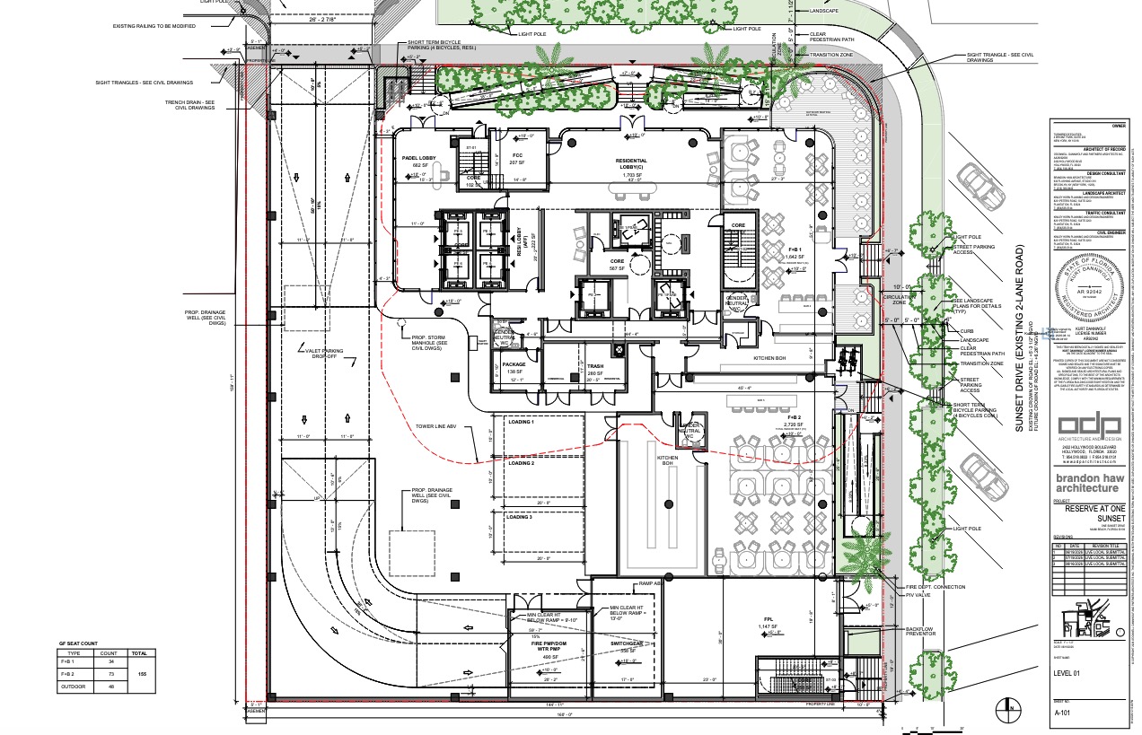 Ground floor plan of the property.