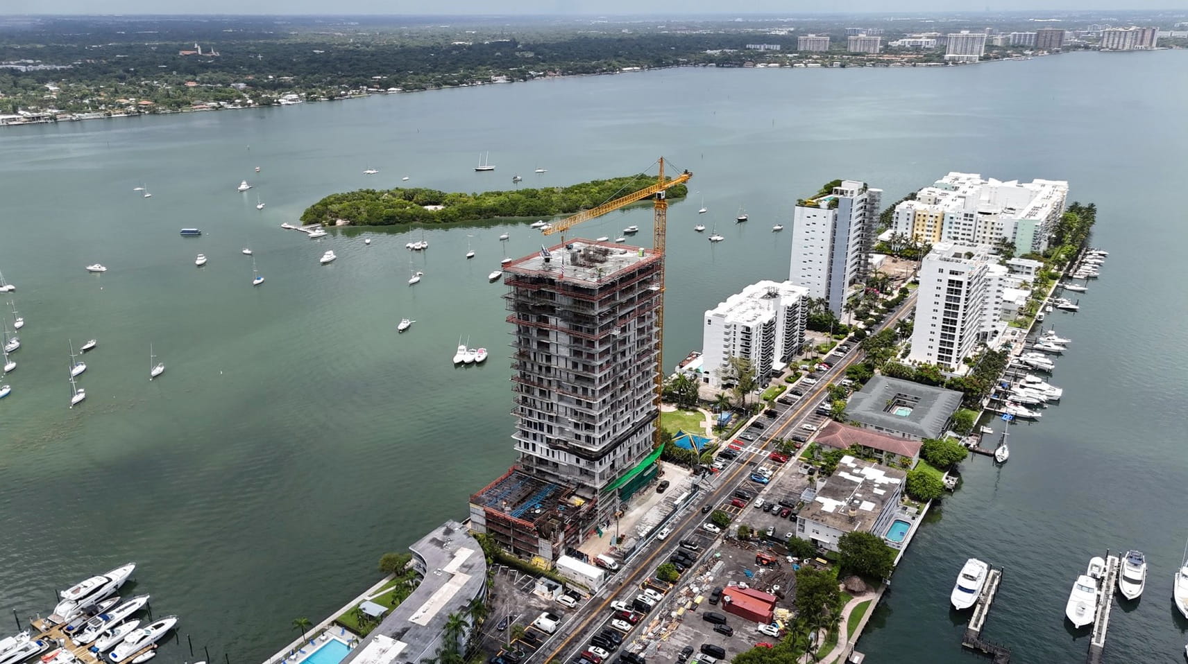 Tula Residences Tops Out at 7918 West Drive in North Bay Village