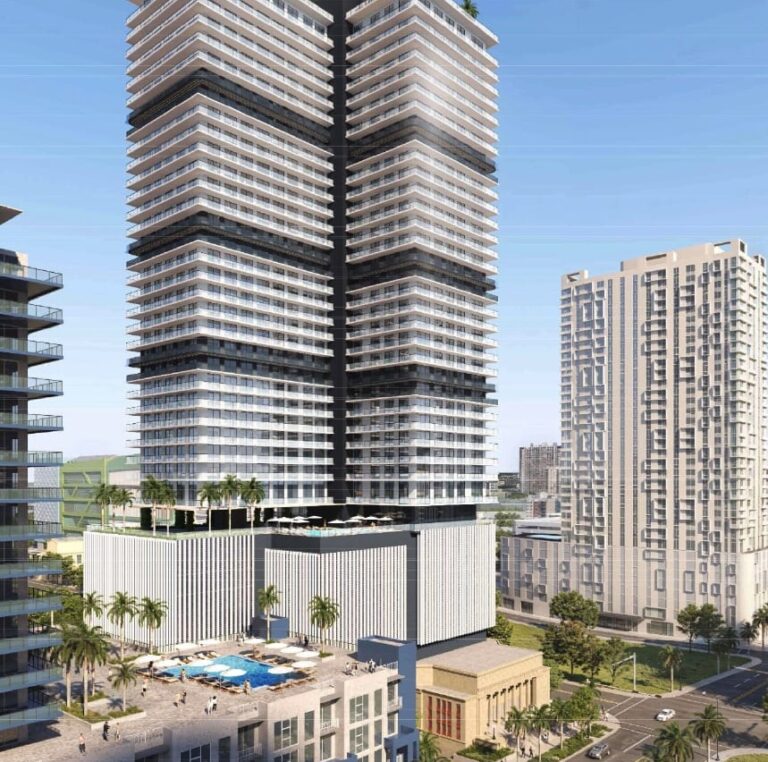 Developers Revive Plans for Tower Atop a Historic Edgewater Church at 1836 Biscayne Boulevard
