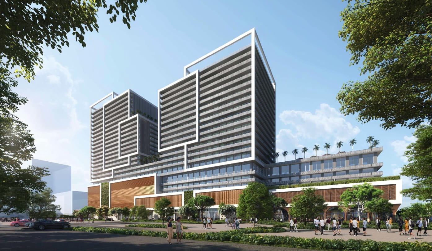 Two towers planned at Magic City Innovation District, located at 25 NE 60th Street and 275 NE 60th Street. Designed by Arquitectonica and led by Dragon Global and Plaza Equity Partners.
