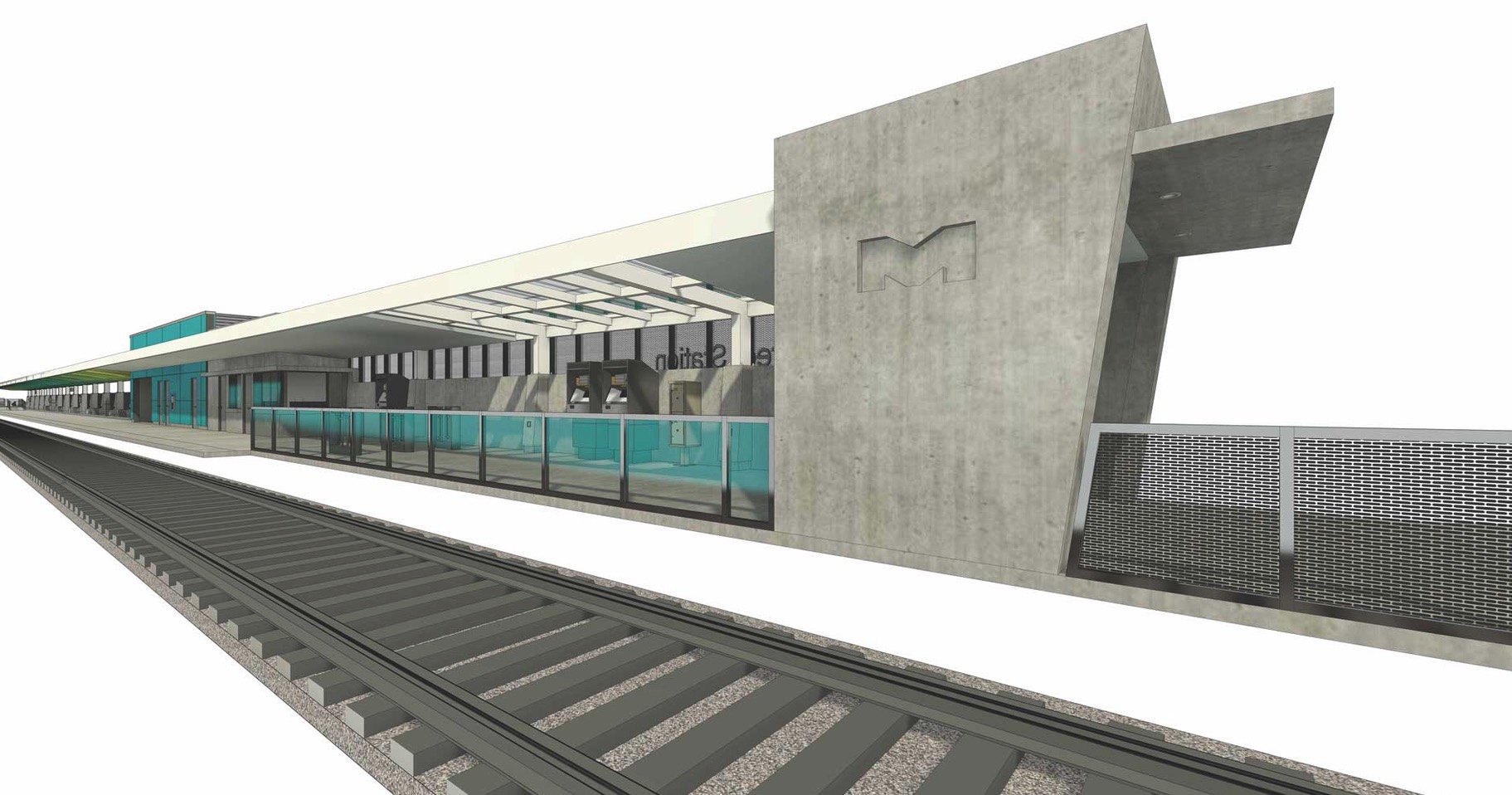 A planned station along the Northeast Corridor, subject to change.