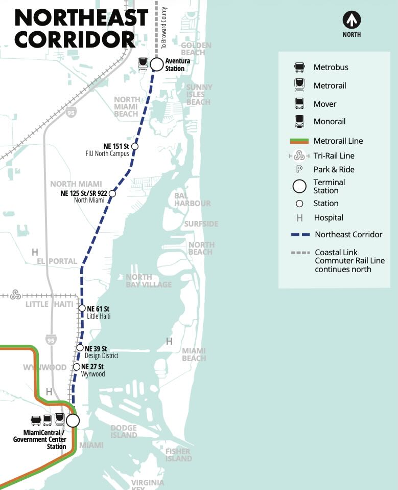 The planned Northeast Corridor, which is suffering from persistent delays.